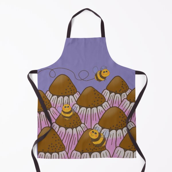 Item preview, Busy bees with Echinacea coneflowers designed and sold by OhNoNotAgain42.