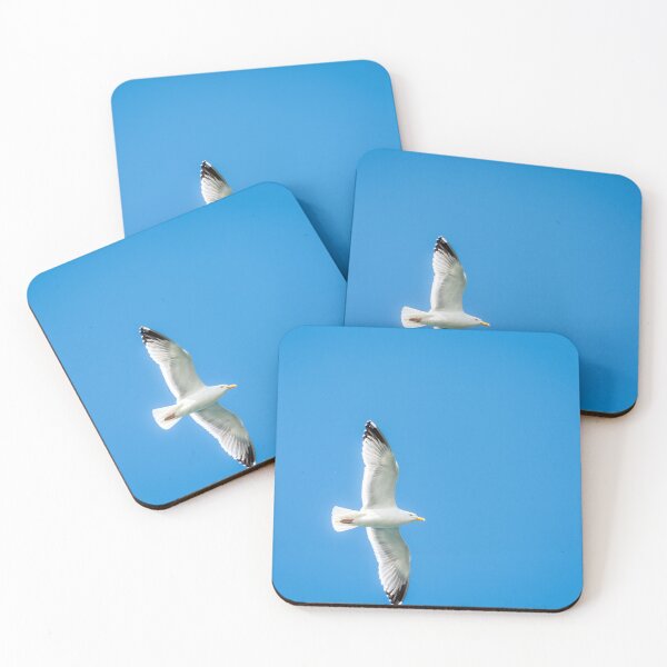 Item preview, Seagull Soars Across A Clear Blue Sky designed and sold by Debra Martz.