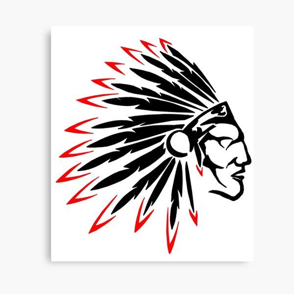 AratikDesigns SA1781 - Vinilo adhesivo decorativo para pared, diseño de  cabeza tribal india, cherokee, navajo, apache, niña, guardería
