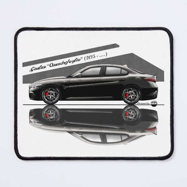 Item preview, Giulia Quadrifoglio (Nero Vulcano) – Modern Power, Pure Soul designed and sold by Azaziel.