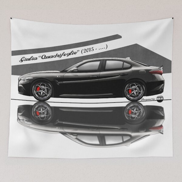 Item preview, Giulia Quadrifoglio (Nero Vulcano) – Modern Power, Pure Soul designed and sold by Azaziel.