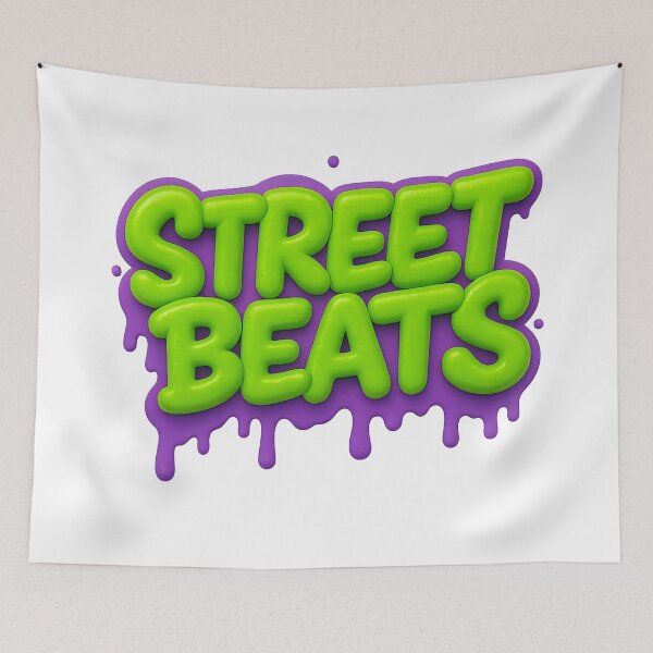 Item preview, Neon Dripping Street Beats designed and sold by AtuqStudio.