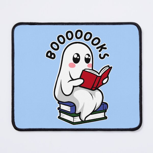 Item preview, Book reading sheet Cute ghost designed and sold by FarieArt.
