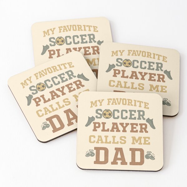 Item preview, Proud Soccer Father My Favorite Soccer Player Calls Me Dad designed and sold by Guess4best.