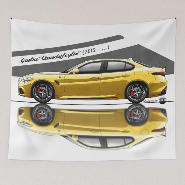 Item preview, Giulia Quadrifoglio (Metallic Ocra) – Modern Power, Pure Soul designed and sold by Azaziel.