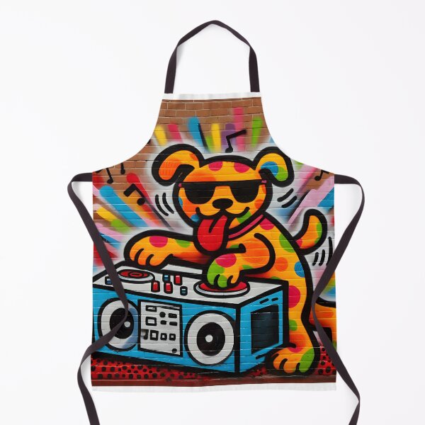 Item preview, Pop Art Dj Dog Dancing Pet designed and sold by vaninochu.