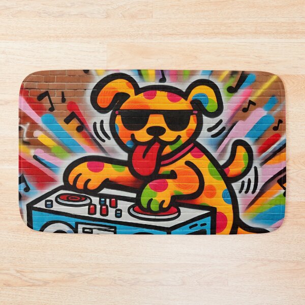 Item preview, Pop Art Dj Dog Dancing Pet designed and sold by vaninochu.