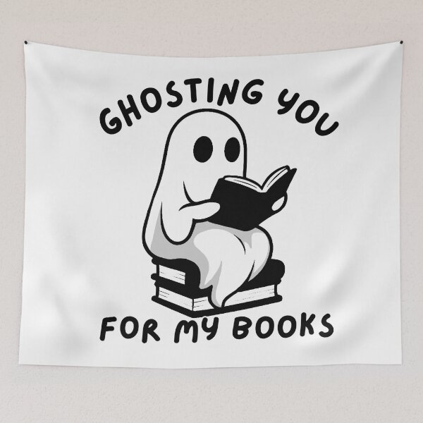 Item preview, Ghosting You For My Books designed and sold by FarieArt.