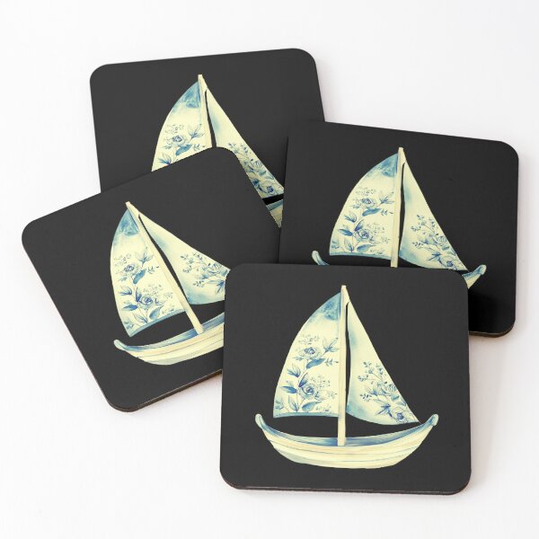 Item preview, Coastal-Aesthetic-Summer – Blue Porcelain Style designed and sold by Ela-graphicwiz.