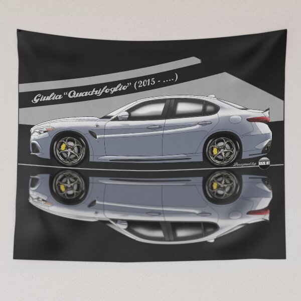 Item preview, Giulia Quadrifoglio (silverstone gray) – Modern Power, Pure Soul designed and sold by Azaziel.