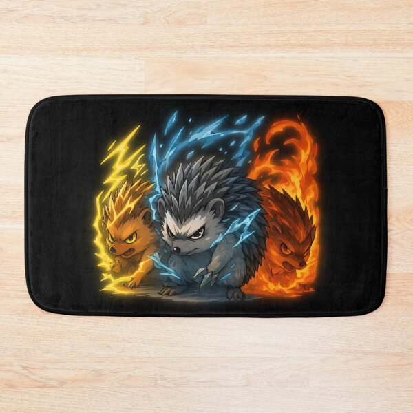 Item preview, Elemental Hedgehog Trio designed and sold by TheNewPixel.