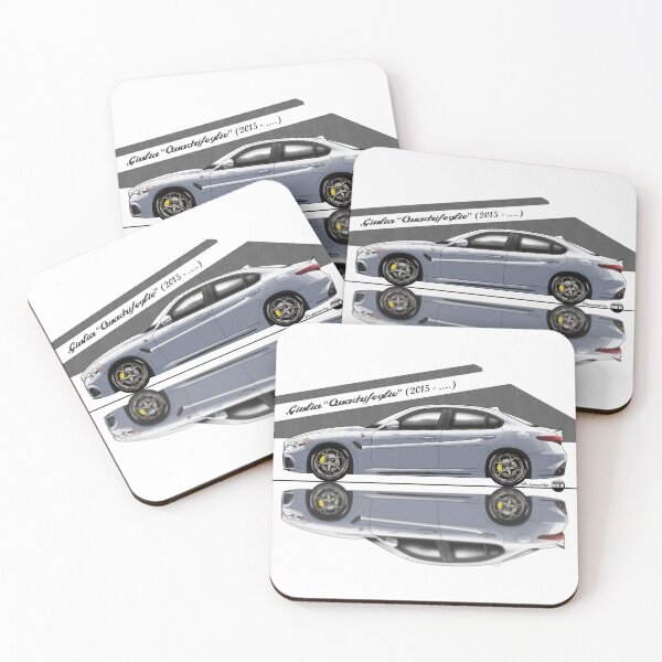 Item preview, Giulia Quadrifoglio (Silverstone Grey) – Modern Power, Pure Soul designed and sold by Azaziel.