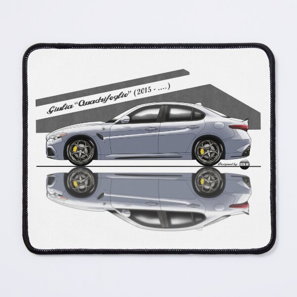Item preview, Giulia Quadrifoglio (Silverstone Grey) – Modern Power, Pure Soul designed and sold by Azaziel.