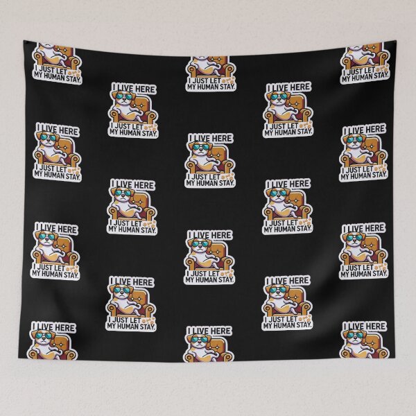 Item preview, pets rule the house designed and sold by LewpyG.