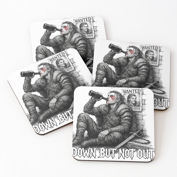 Item preview, Down But Not Out - Wanted & Wounded designed and sold by Down But Not Out Apparel.