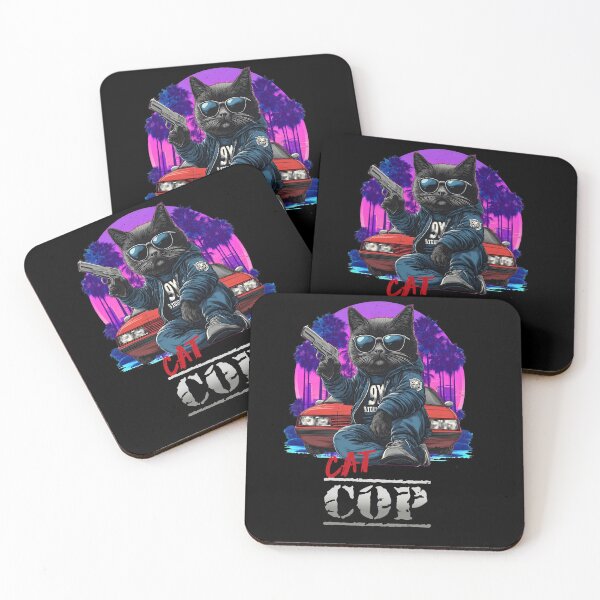Item preview, Cat cop purple  designed and sold by PrestonSquires.