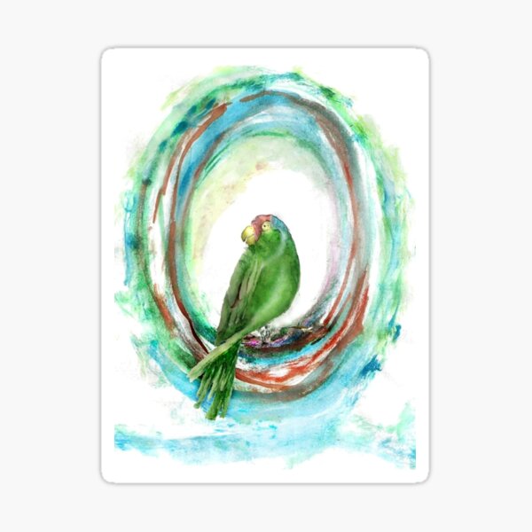 Item preview, 'Carrot the Parrot' by Theresa Wyatt Prebilsky designed and sold by Theresa Wyatt Prebilsky.
