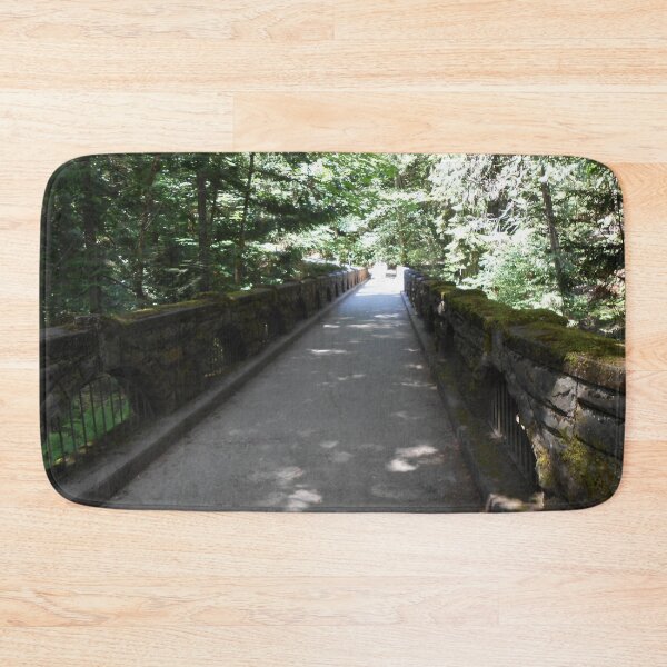 Item preview, Woodland Bridge Wrapped in Moss – PNW Scene designed and sold by starcraft542.