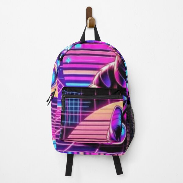 Item preview, Synthwave Neon Cat – Retro Futuristic Kitten designed and sold by GraphiTeezz.