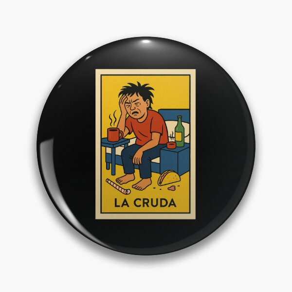 Item preview, La Cruda | Funny Mexican Lotería Card – Hungover Humor Design designed and sold by PNGShop.