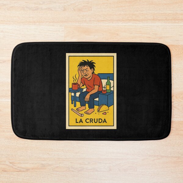 Item preview, La Cruda | Funny Mexican Lotería Card – Hungover Humor Design designed and sold by PNGShop.