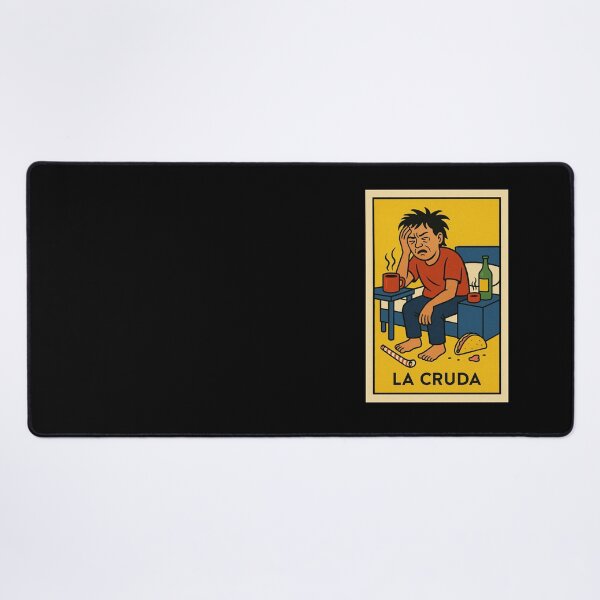 Item preview, La Cruda | Funny Mexican Lotería Card – Hungover Humor Design designed and sold by PNGShop.