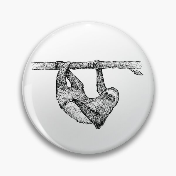 Item preview, Sleepy Sloth on a Branch designed and sold by DaDoodledrawing.