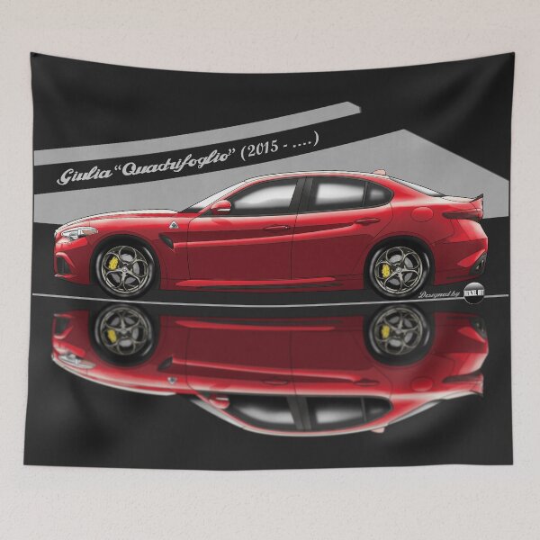 Item preview, Giulia Quadrifoglio (Rosso Alfa) – Modern Power, Pure Soul designed and sold by Azaziel.