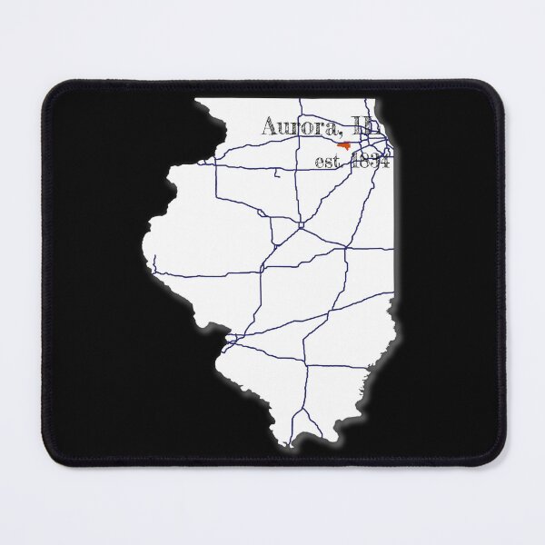 Item preview, Aurora, IL [White] designed and sold by PhilbonianDezin.