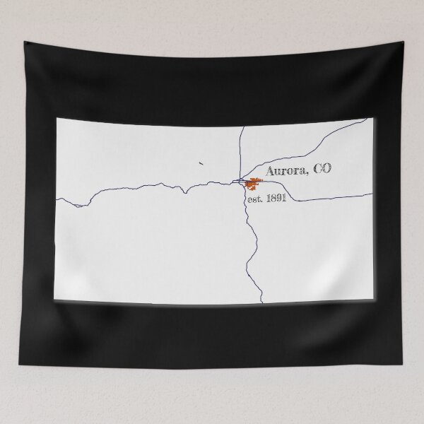 Item preview, Aurora, CO [White] designed and sold by PhilbonianDezin.