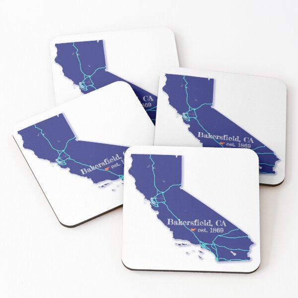 Item preview, Bakersfield, CA [Blue] designed and sold by PhilbonianDezin.