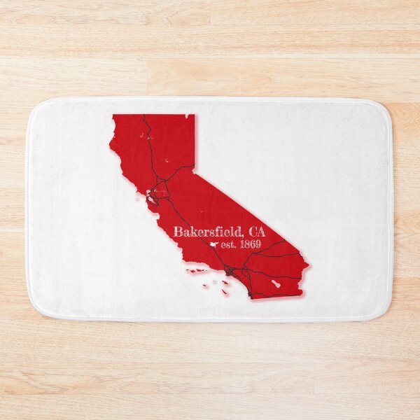 Item preview, Bakersfield, CA [Red] designed and sold by PhilbonianDezin.