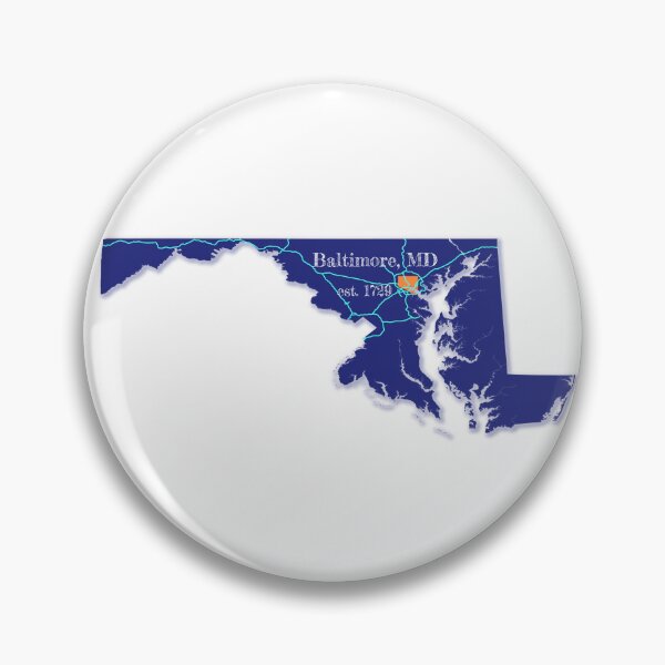 Item preview, Baltimore, MD [Blue] designed and sold by PhilbonianDezin.