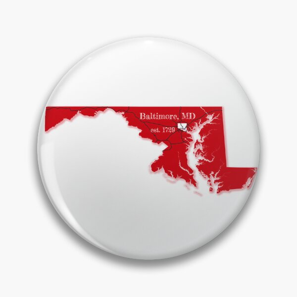 Item preview, Baltimore, MD [Red] designed and sold by PhilbonianDezin.