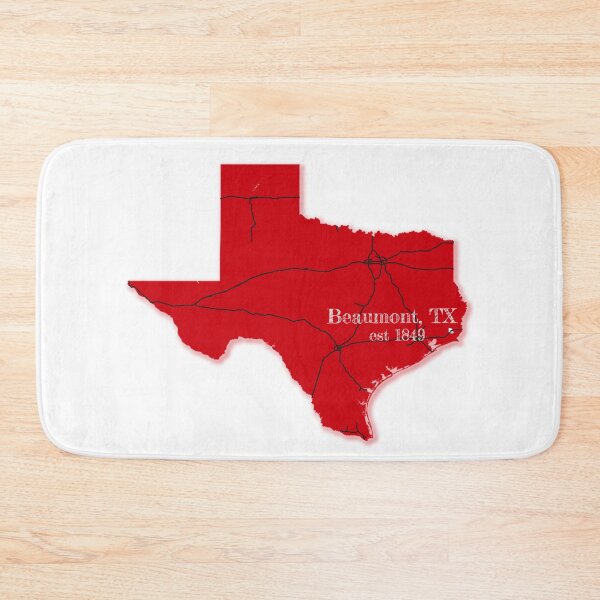 Item preview, Beaumont, TX [Red] designed and sold by PhilbonianDezin.