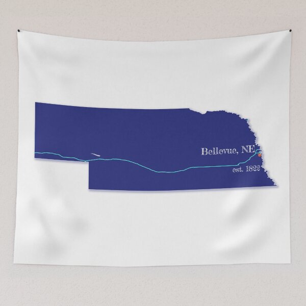 Item preview, Bellevue, NE [Blue] designed and sold by PhilbonianDezin.