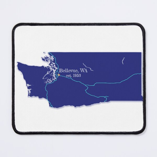 Item preview, Bellevue, WA [Blue] designed and sold by PhilbonianDezin.
