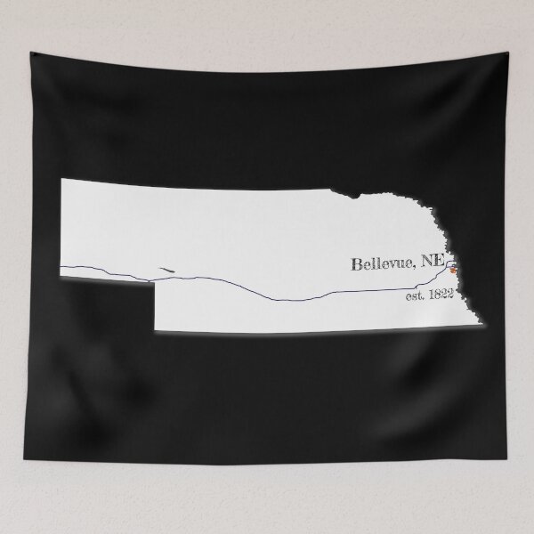 Item preview, Bellevue, NE [White] designed and sold by PhilbonianDezin.