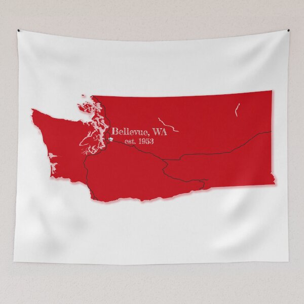 Item preview, Bellevue, WA [Rojo] designed and sold by PhilbonianDezin.