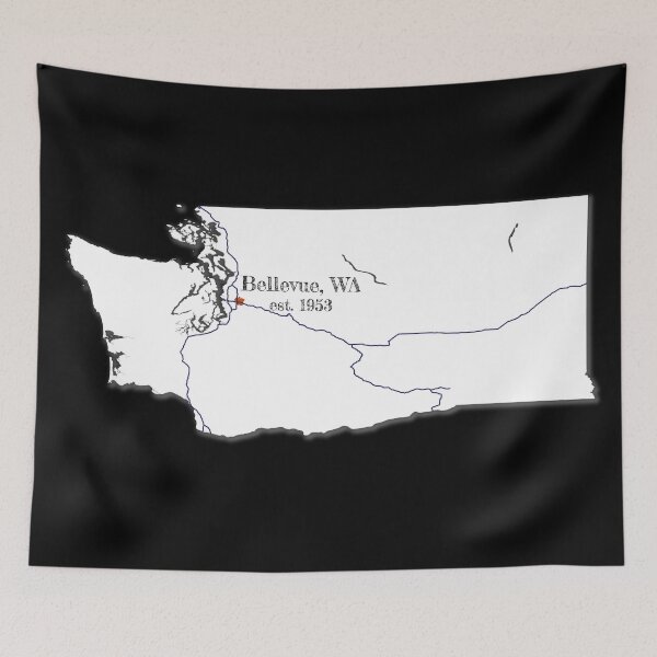 Item preview, Bellevue, WA [Blanco] designed and sold by PhilbonianDezin.