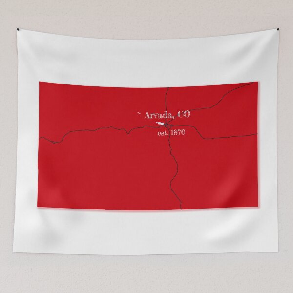 Item preview, Arvada, CO [Red] designed and sold by PhilbonianDezin.