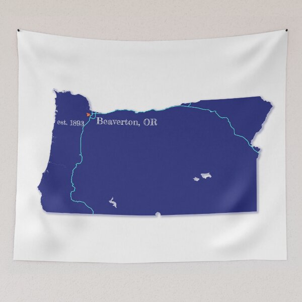 Item preview, Beaverton, OR [Blue] designed and sold by PhilbonianDezin.