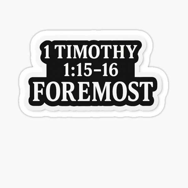 Item preview, 1 Timothy designed and sold by Stick'EmUp.
