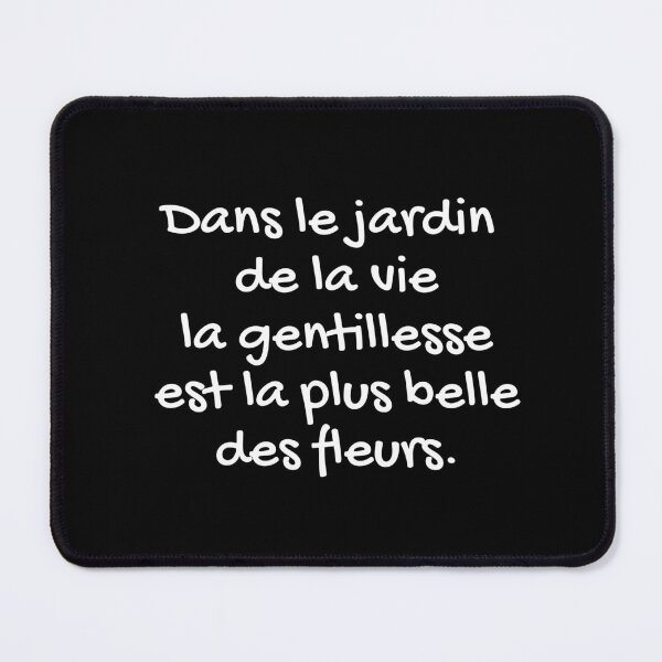 Item preview, Quote about life - positive quote in French designed and sold by ZenNature.