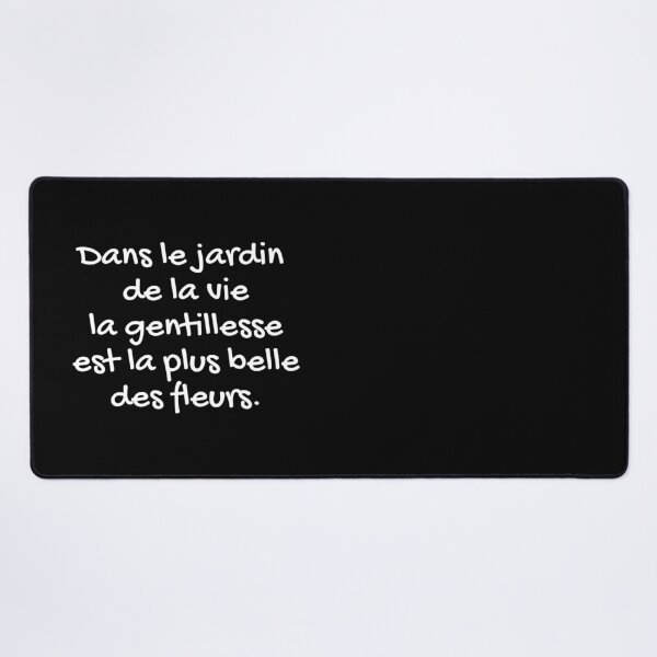 Item preview, Quote about life - positive quote in French designed and sold by ZenNature.