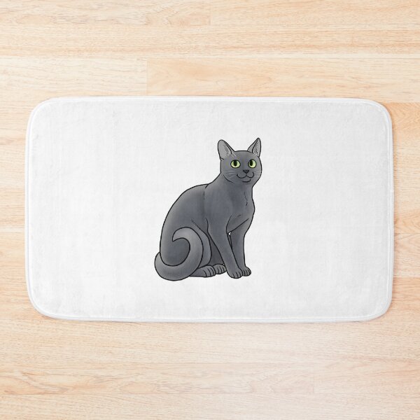 Item preview, Cat - Korat - Bluie designed and sold by Jennifer Stolzer.