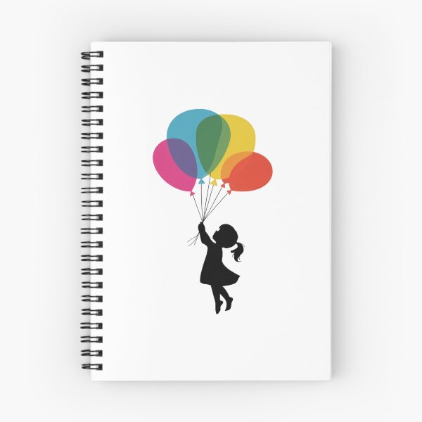 Item preview, Trendy Whimsical Girl with Balloons designed and sold by SOUFIANE1991.