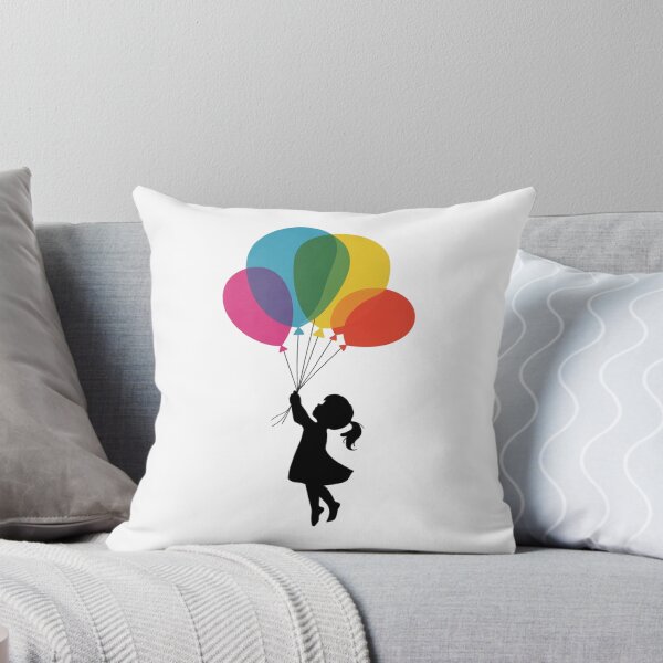 Item preview, Trendy Whimsical Girl with Balloons designed and sold by SOUFIANE1991.