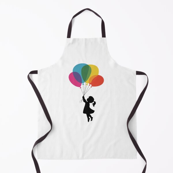 Item preview, Trendy Whimsical Girl with Balloons designed and sold by SOUFIANE1991.