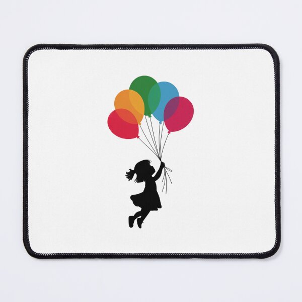 Item preview, Trendy Whimsical Girl with Balloons designed and sold by SOUFIANE1991.